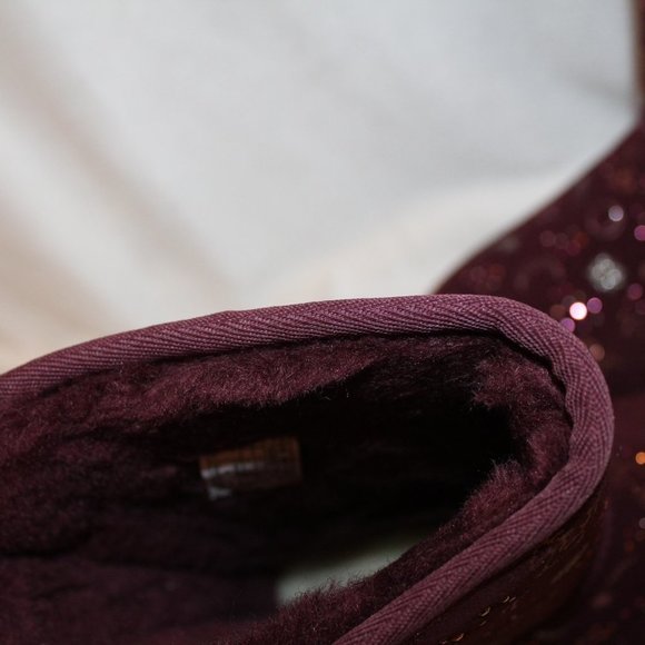 NIB CLASSIC SHORT WOMEN'S UGG ZODIAC SUEDE SHEARLING BOOTS - Picture 6 of 8